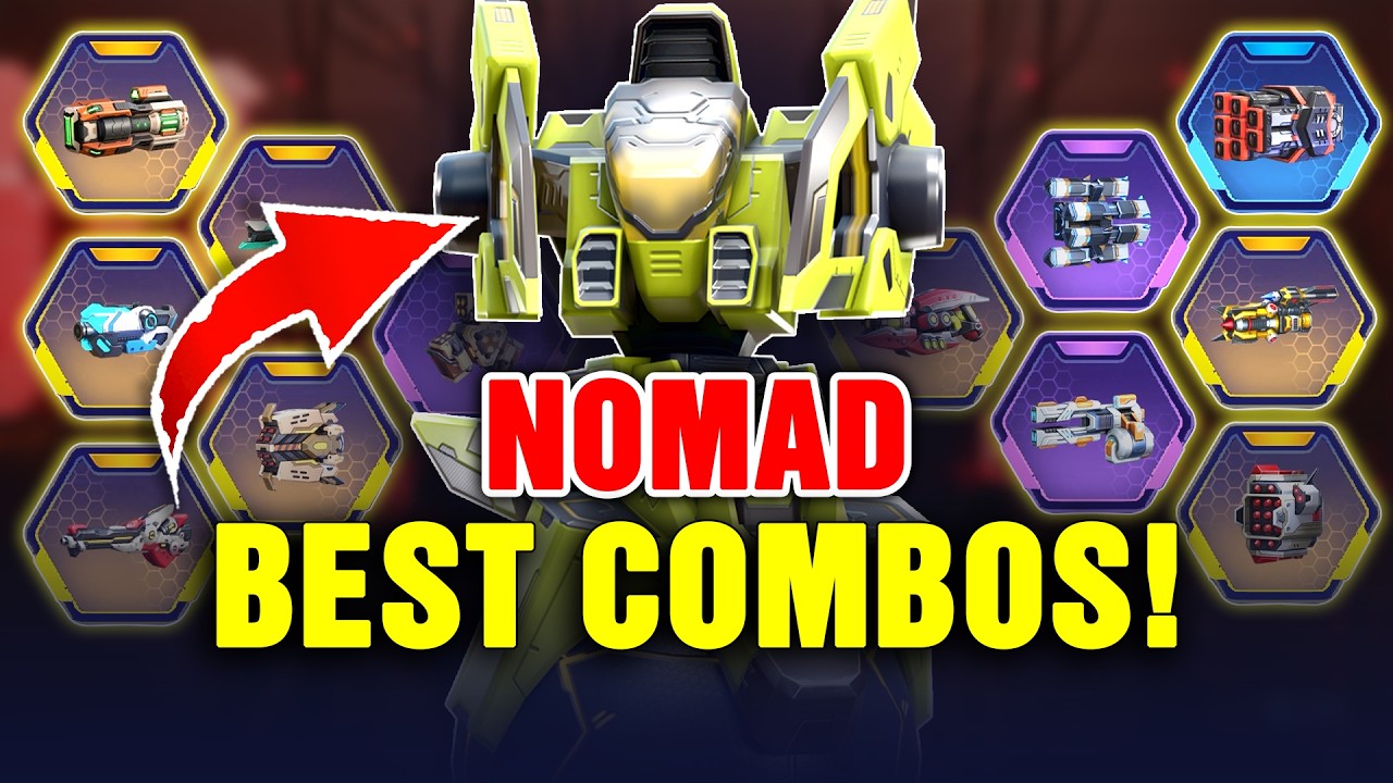 BEST WEAPONS for NOMAD! 🔥 Best Combos for Every Player | Mech Arena
