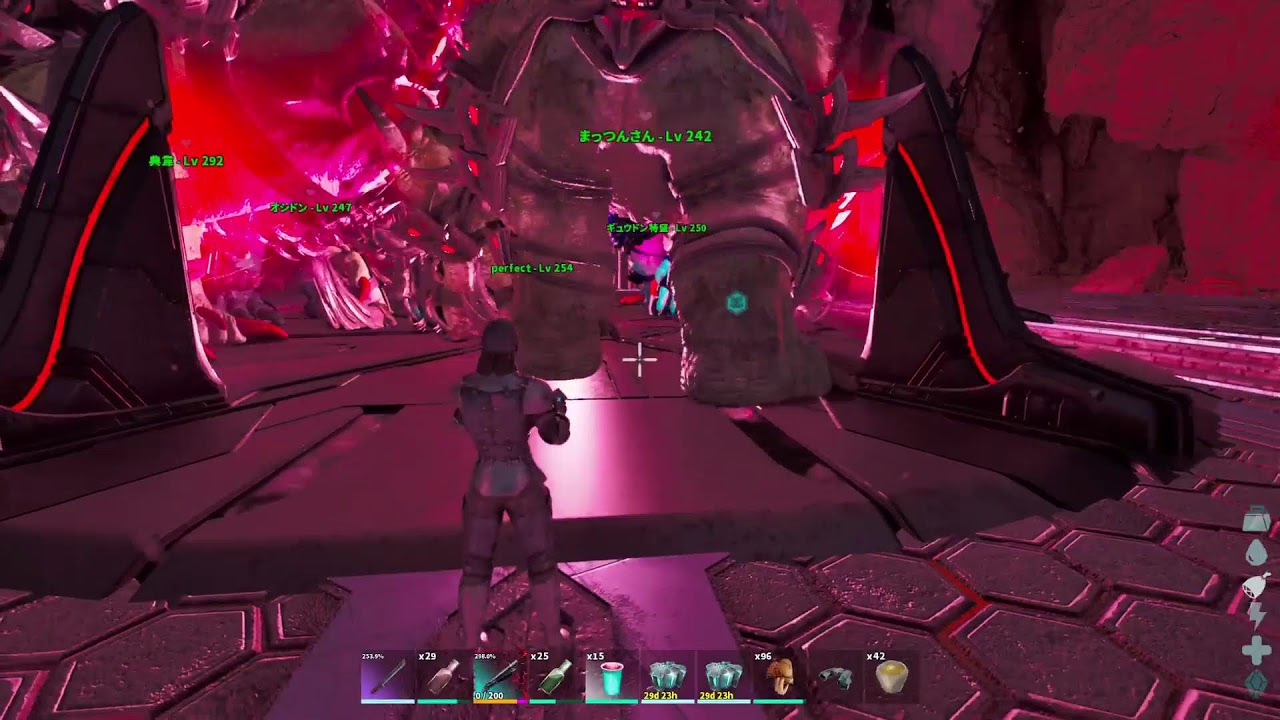【ARK】公式ロストコロニー、今日はボス戦γだよ