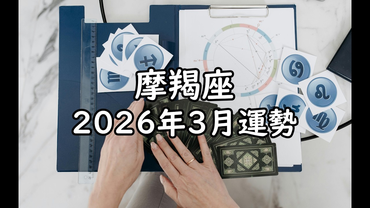 摩羯座2026年3月運勢💎+指引💌
