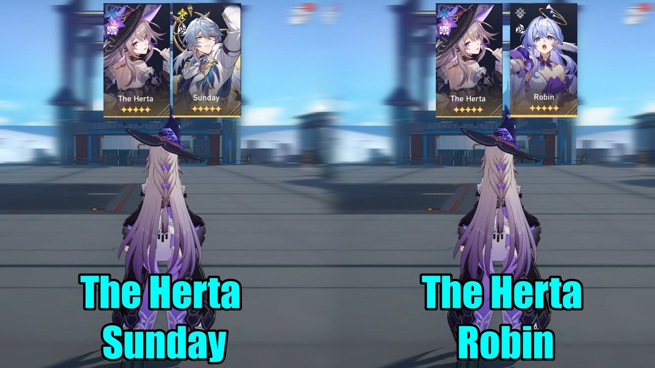 How Much Does Sunday Vs Robin Buff The Herta ? || HSR