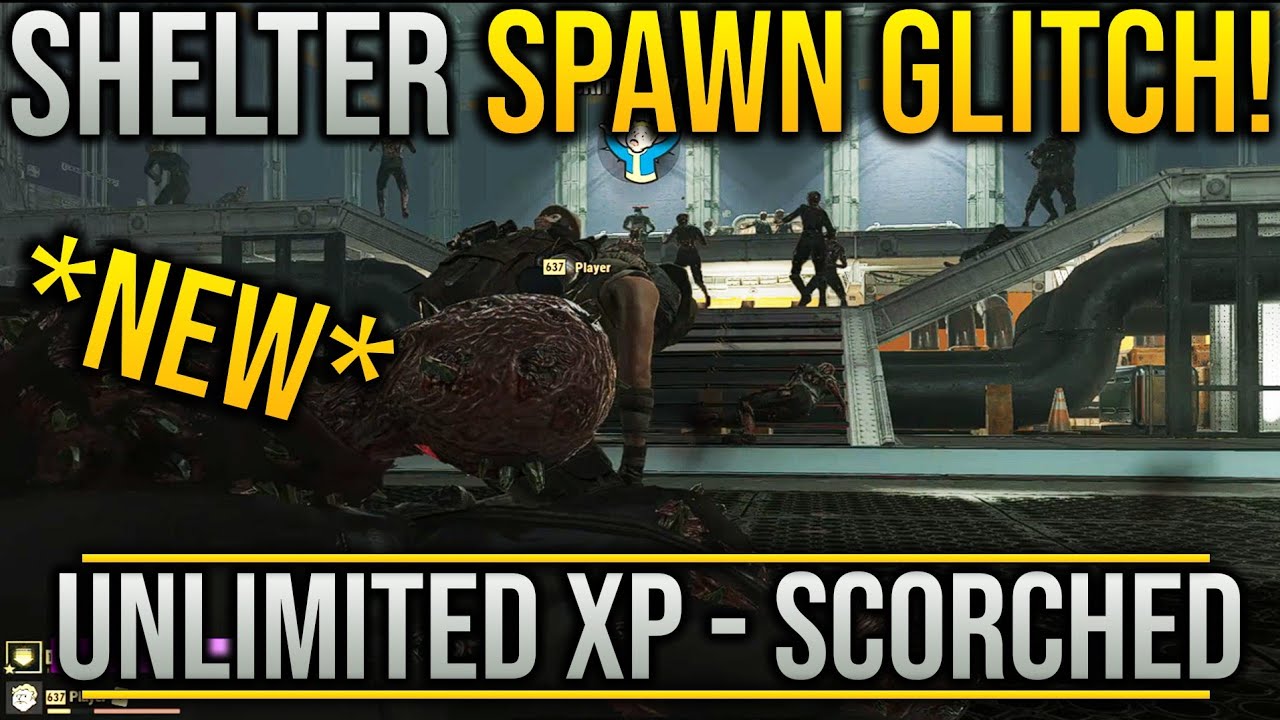 Fallout 76 *NEW* Shelter Spawn Glitch - Unlimited Scorch Spawn In Shelter! | Unlimited XP Glitch!