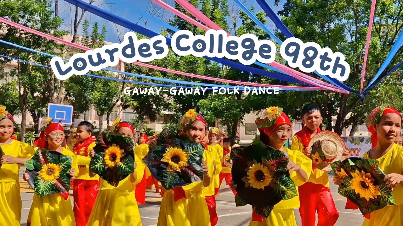 Folk Dance Gaway–Gaway | Lourdes College Field Demo 2026 | 98th FOUNDATION DAY Celebration 🎉