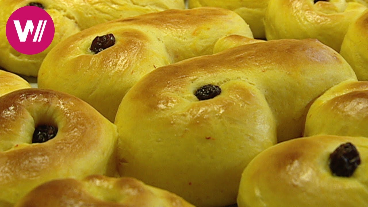 Zu Tisch in Schweden - Lussekatt, ein schwedisches Gebäck mit Safran