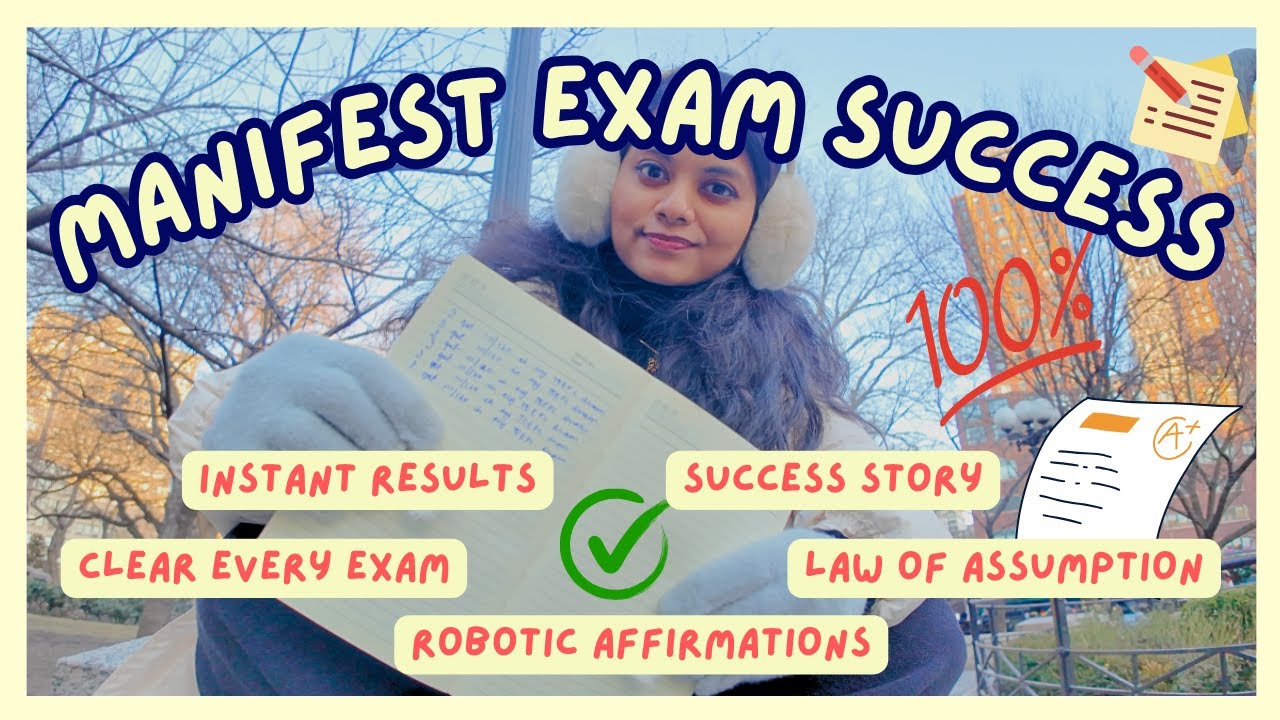 Manifest Your Dream Score with Robotic Affirmations | Law of Assumption for Exam Success✨📝