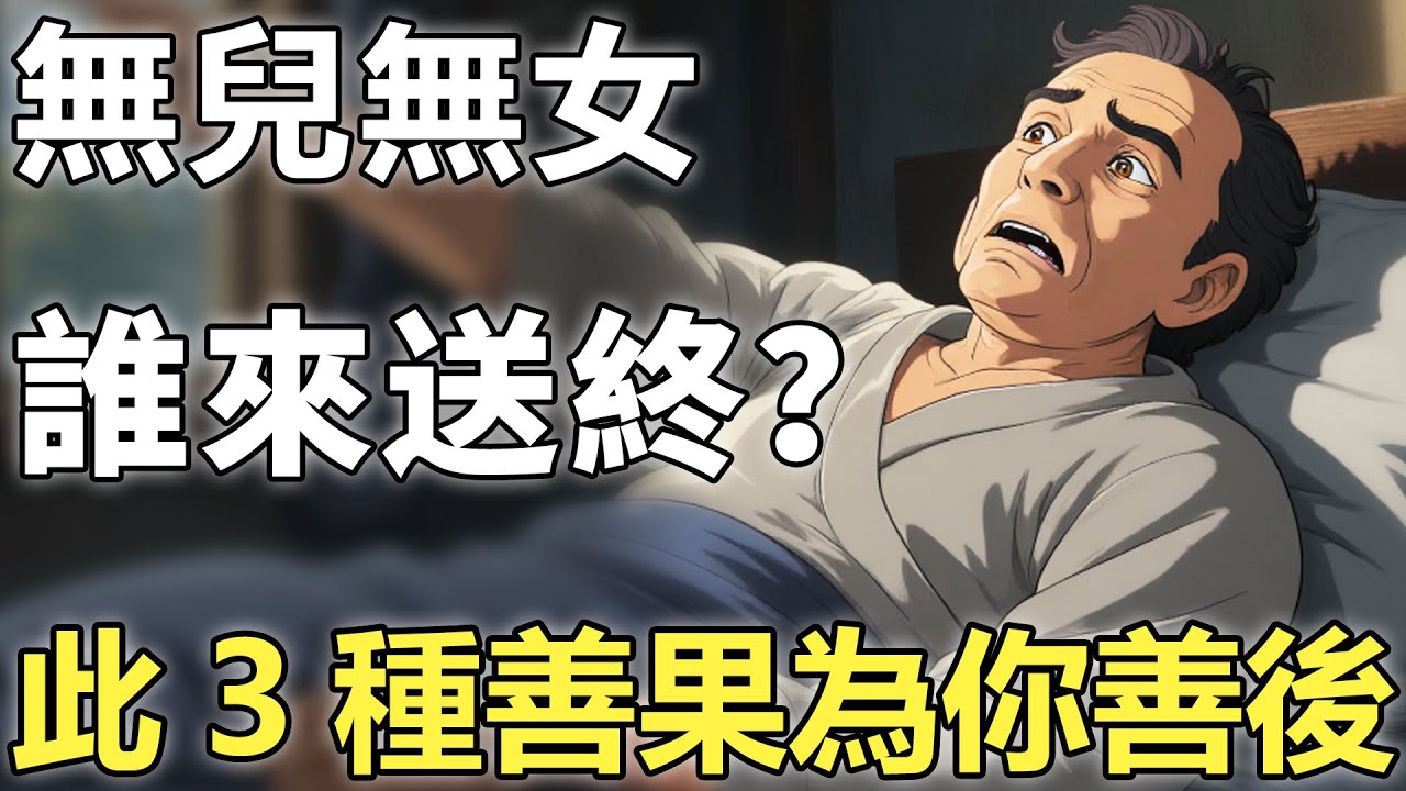 膝下無子者，死後沒人送終？菩薩開示：此3種善果為你善後！【輪回|因果|佛學】