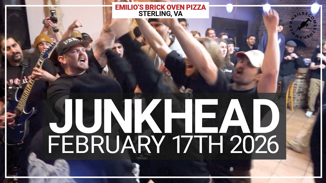 JUNKHEAD @ Emilio's Brick Oven Pizza (Sterling, VA) - February 17th 2026 *FULL SET*