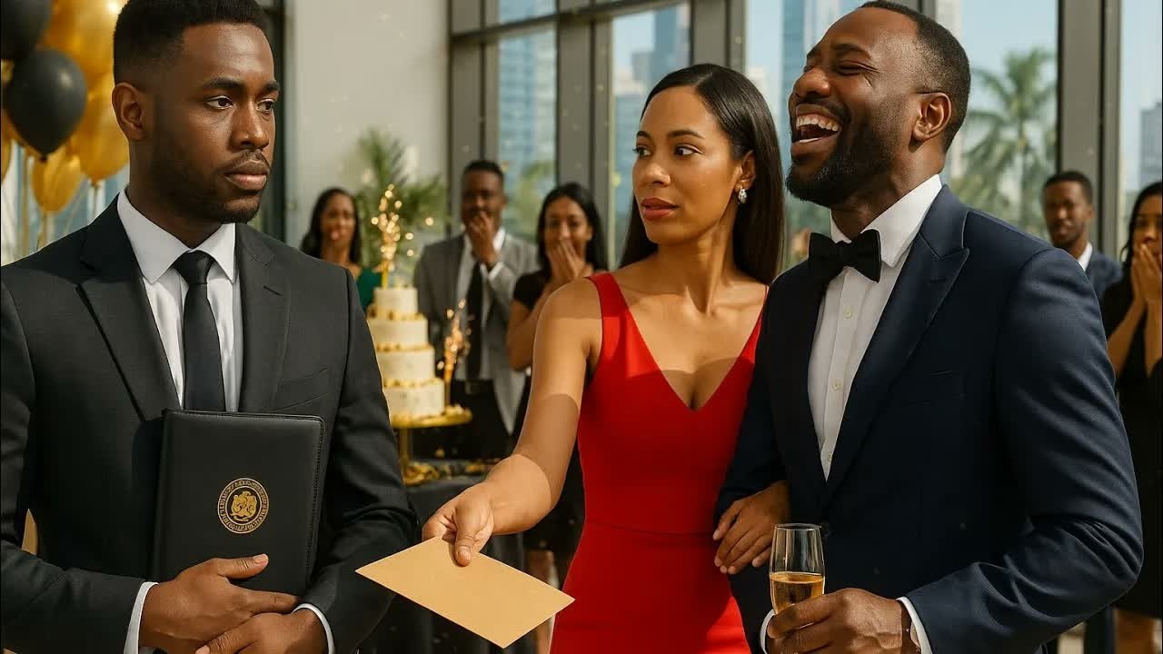 Lover Laughed as Wife Divorced Husband At His Promotion Party To Marry His Boss Unaware He Inheri