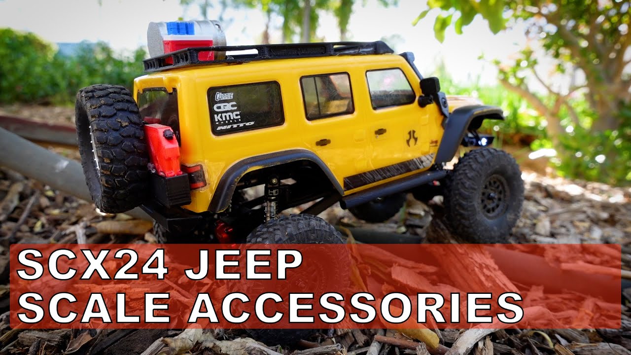 SCX24 JEEP Scale Accessories AdaptivDesigns Ep.7