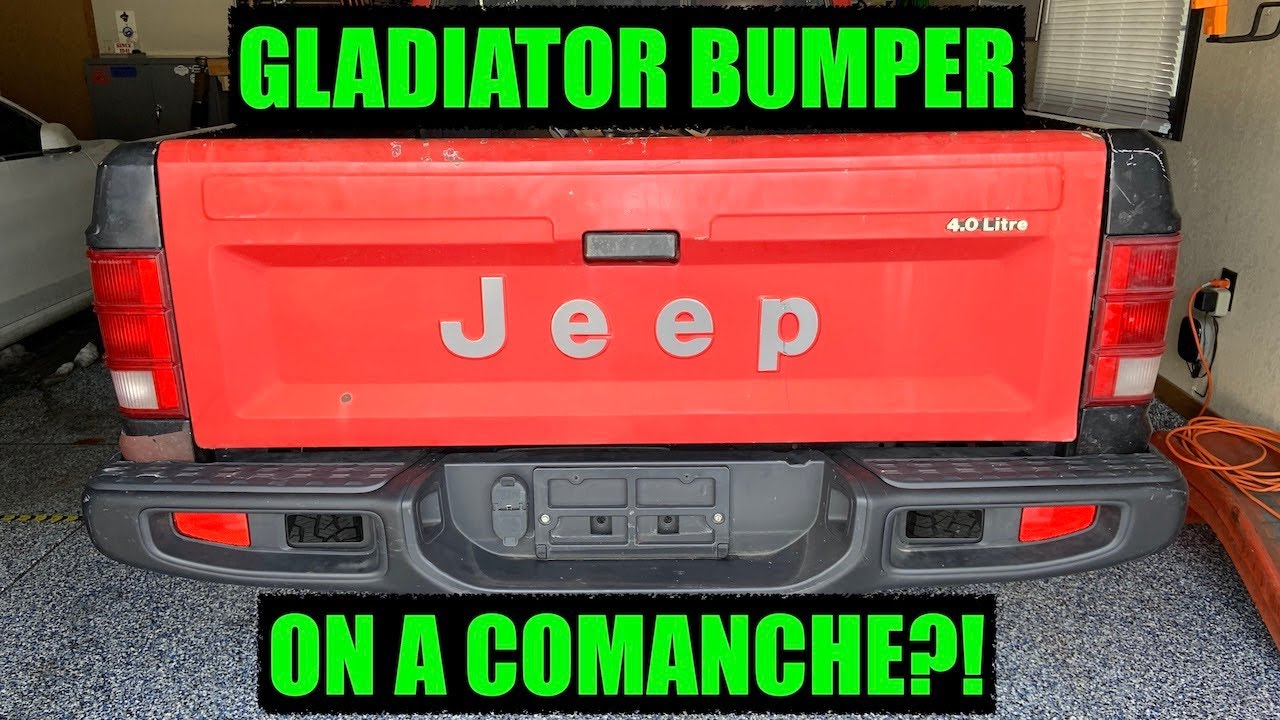 Rebuilding a Jeep Comanche Part 14: Adding a Jeep Gladiator (JT) Rear Bumper