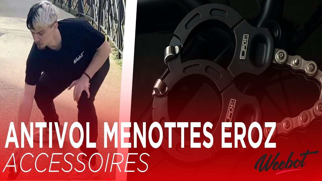 ANTIVOL MENOTTES EROZ : LA MEILLEURE SÉCURITÉ POUR VOTRE TROTTINETTE OU VÉLO !