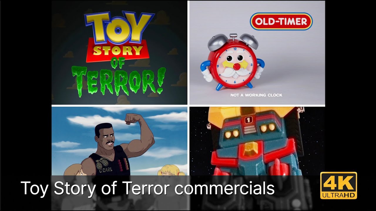 Toy Story of Terror: In-universe commercials (Disney Pixar) 4k