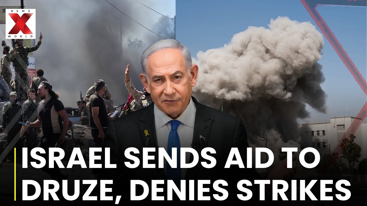 Israel Sends Aid to Syrian Druze as Tensions Rise Over Airstrikes | NewsX World