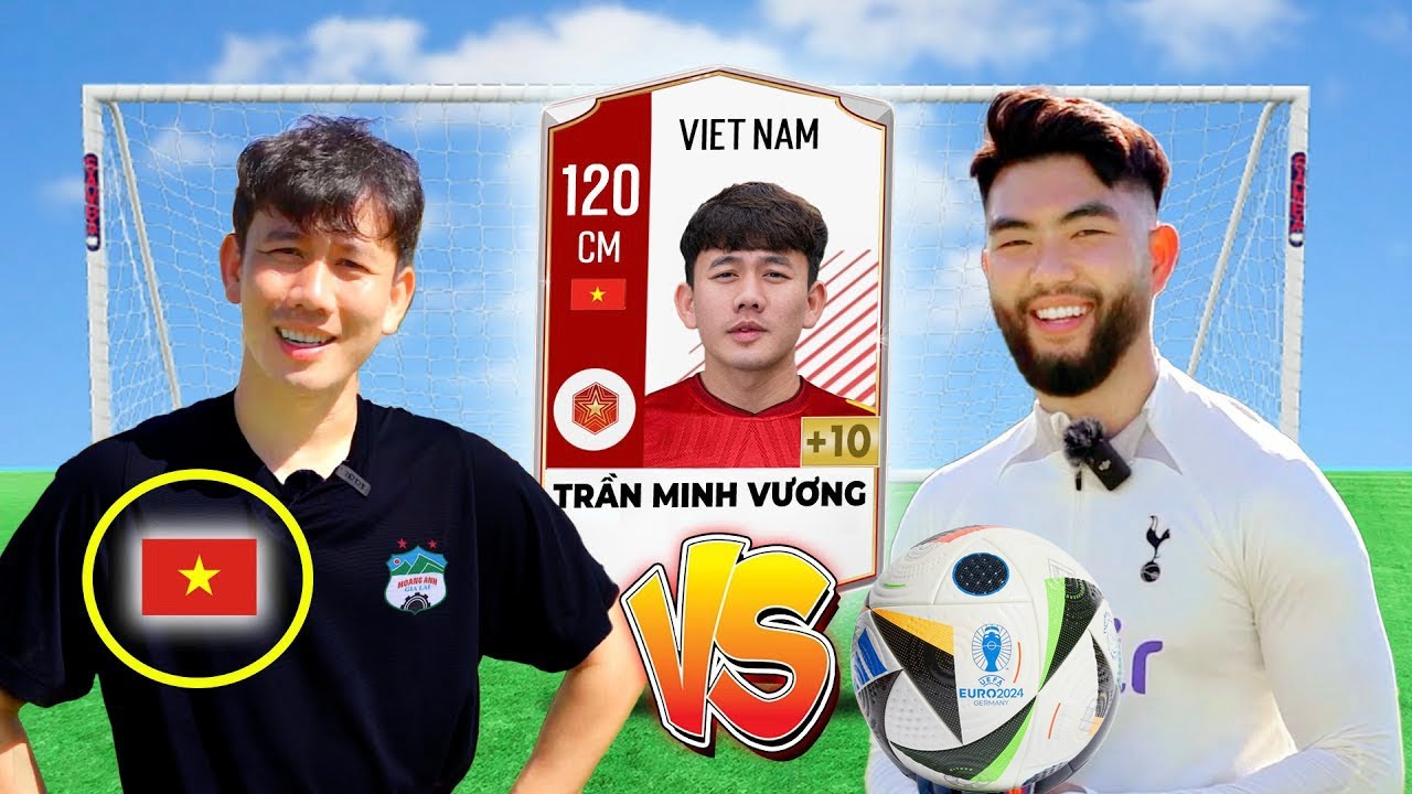Tuyển Thủ ĐTVN Sút KINH Cỡ Nào?!? ĂN MỪNG 100K GIVEAWAY - Ft. Trần Minh Vương | nickqtran