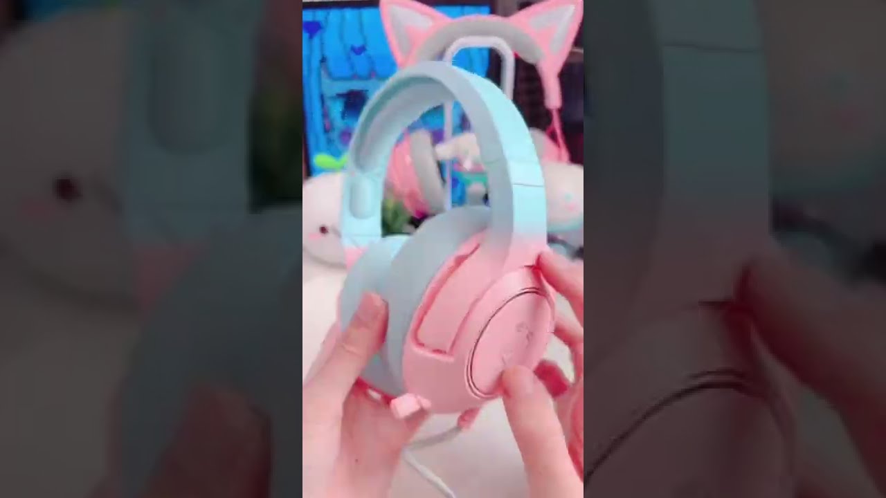 Unbox and Review Onikuma K9 Cute Cat Ear Headphone from Hekka