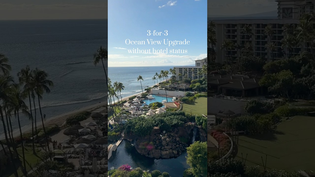 🎉 3-for-3 Ocean-View Room Upgrades in Hawaii—Using Points (No Status Needed!) 🌴✨