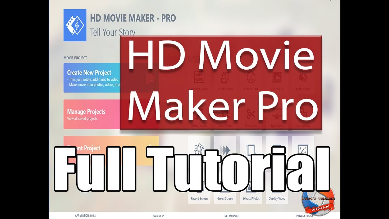 $ 10 HD Movie Maker Pro Tutorial, Video Editor. Replaces Windows Movie Maker!!