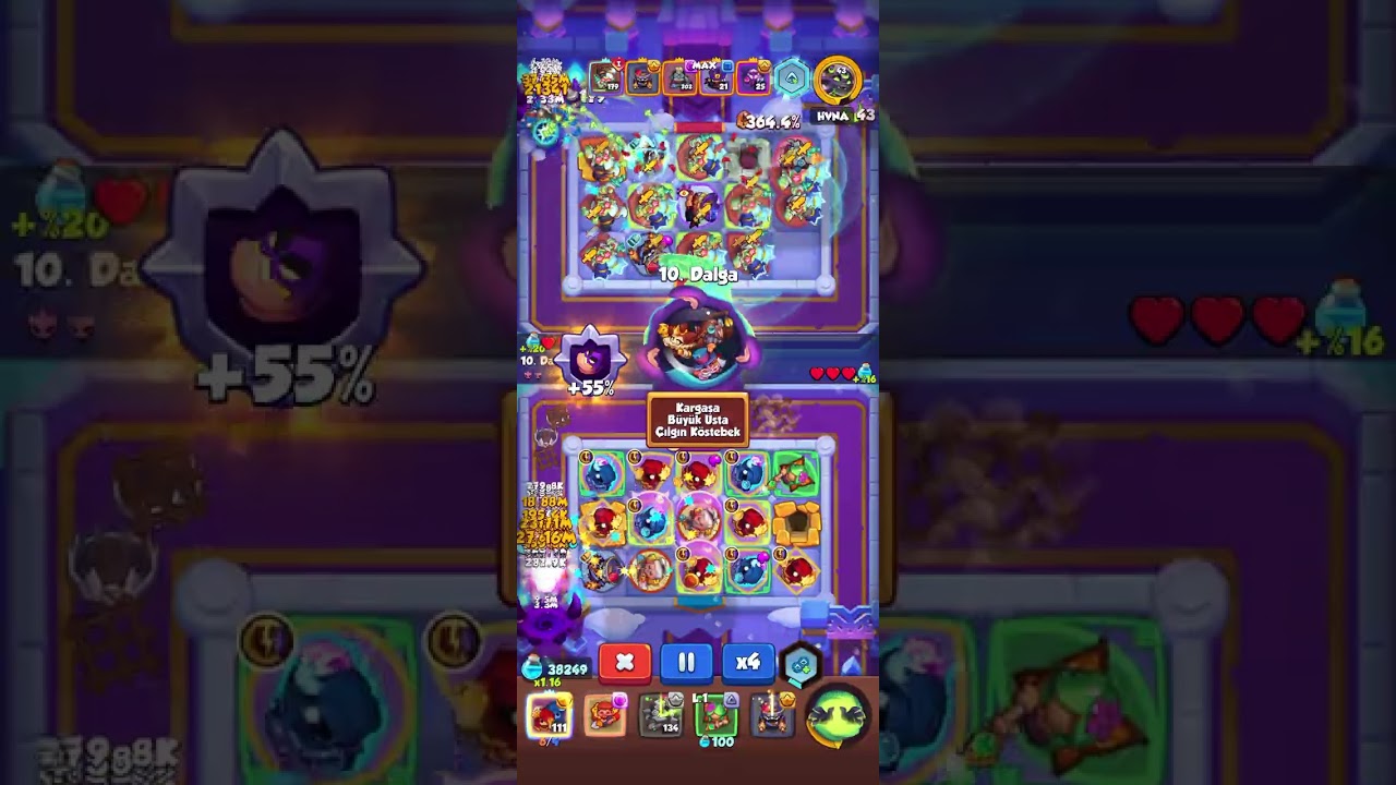 Rush Royale Twins 15 vs Franky&Stein Ren 1