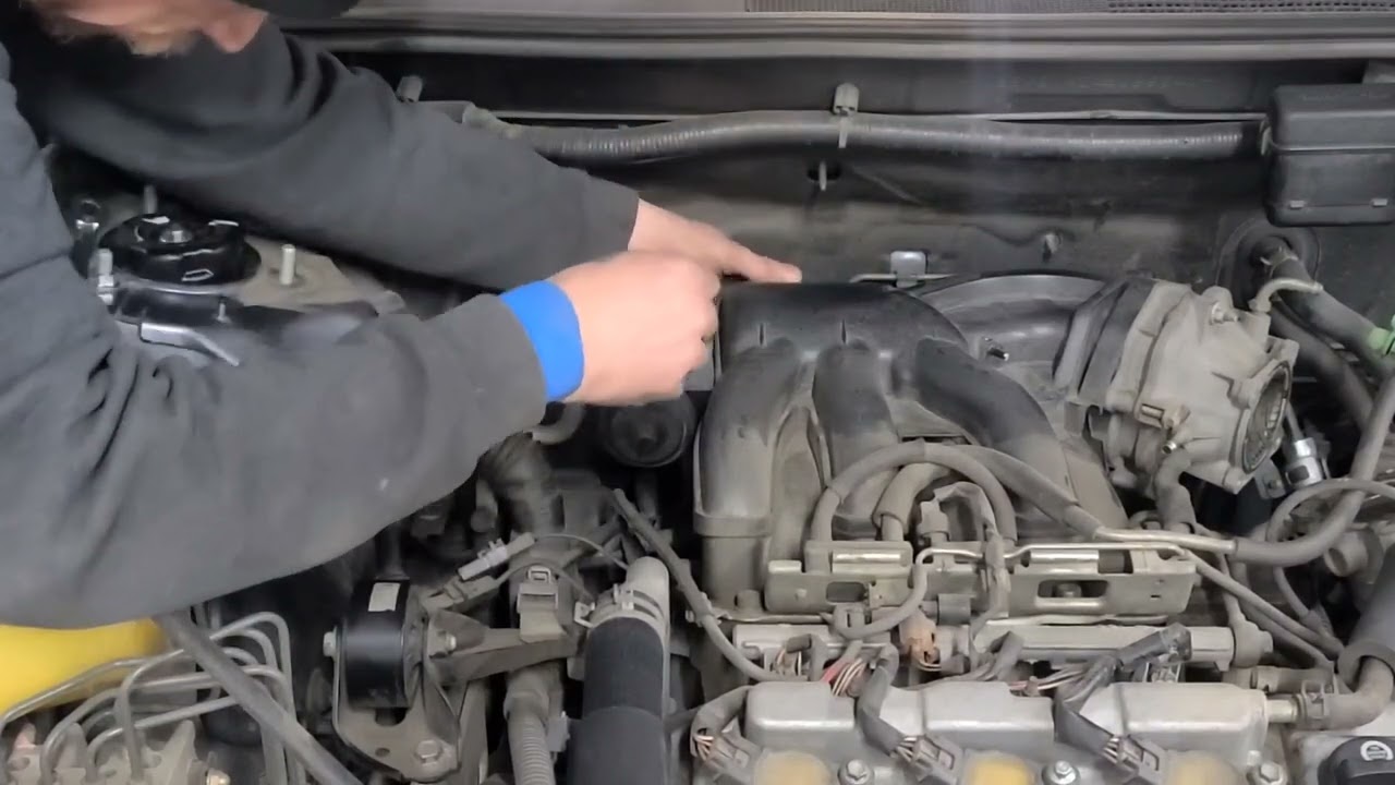 Spark Plugs, Ignition Coils & PCV Valve on a 2004 Toyota Highlander