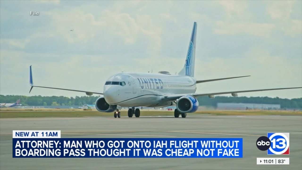 Мужчина, попавший на рейс в IAH без посадочного талона, думал, что купил дешевый билет, а не подд...
