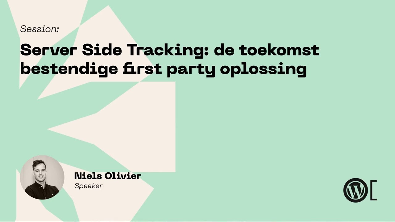 Niels Olivier - Server Side Tracking: de toekomst bestendige first party oplossing