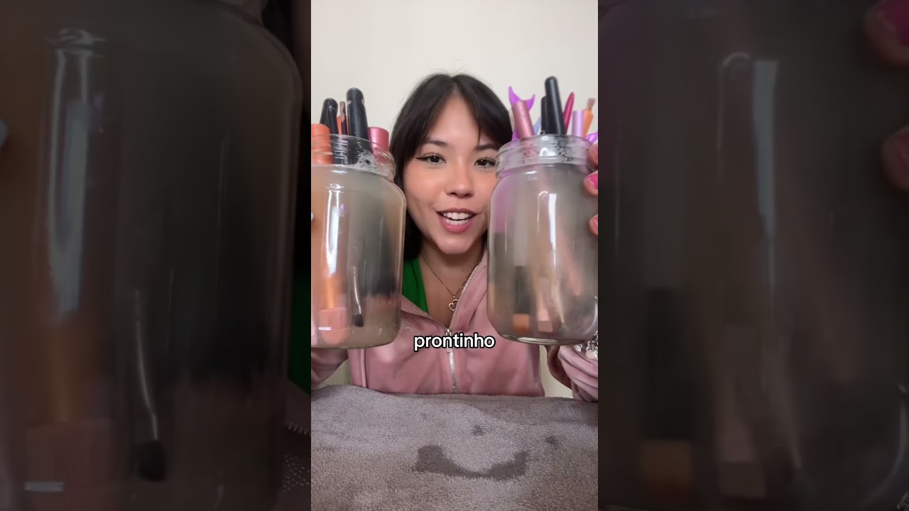 FINALMENTE LIMPEI MEUS PINC&Eacute;IS E ESPONJINHAS DE MAQUIAGEM!!😹❤️