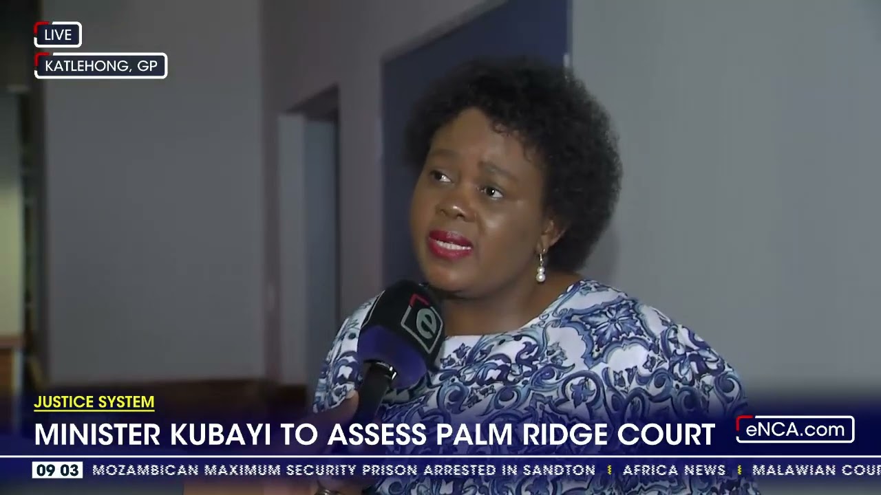 Justice System | Minister Kubayi to assess Palm Ridge court