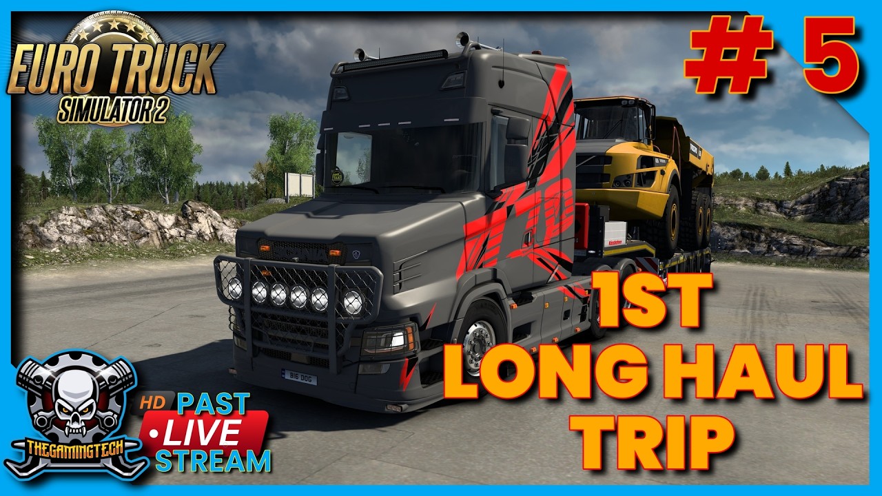 Euro Truck Simulator 2 - From Scratch Career - Lets get a New Trailer - Part 5