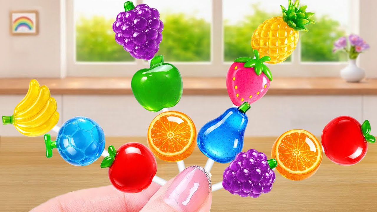 Tasty Mini Rainbow Fruit Jelly 🌈 Best Of Miniature Rainbow Dessert Recipes ✨ Mini Cake Wonderland