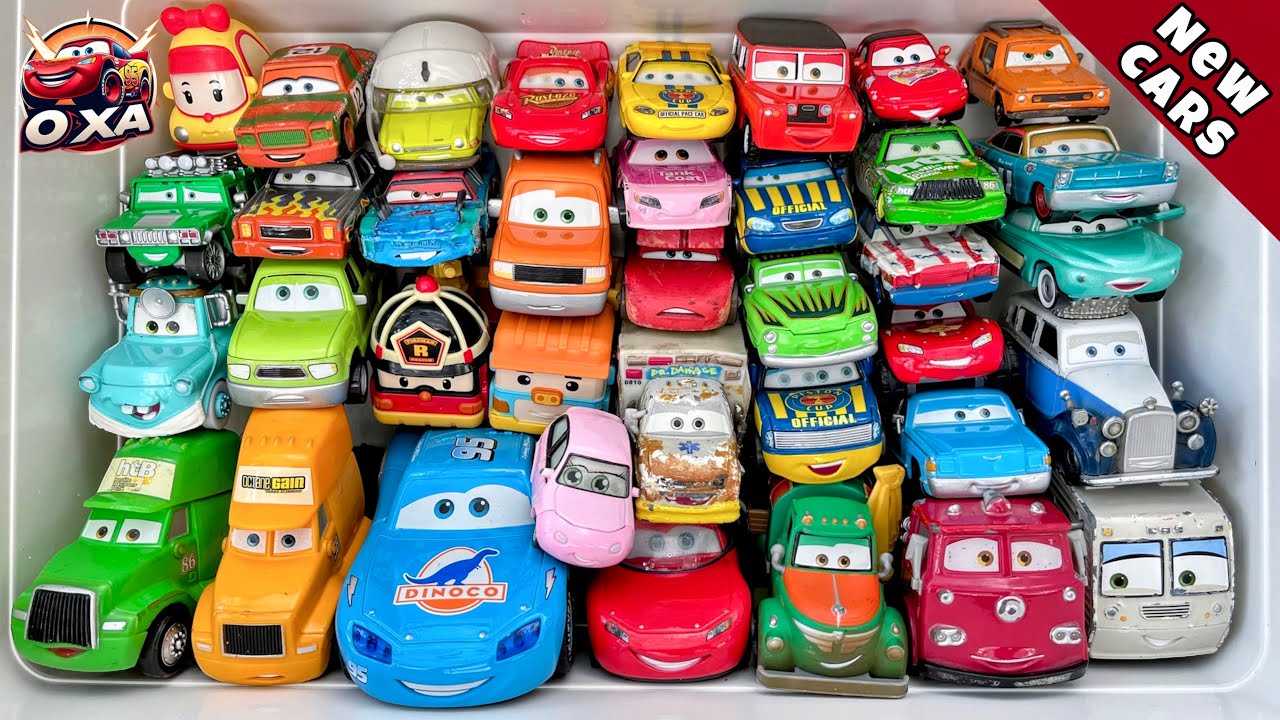 Lot of Disney Pixar Cars Unboxing Review | Lightning Mcqueen Bubble RC Cars | Sliding Cars ASMR