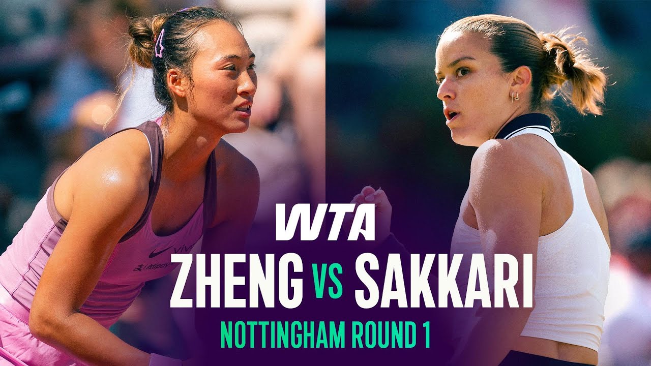 Qinwen Zheng vs. Maria Sakkari  | 2026 Nottingham Round 1 | WTA Match Highlights