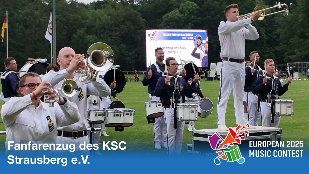 Fanfarenzug des KSC Strausberg e.V. Show @ EUROPEAN MUSIC CONTEST in Rastede 2025