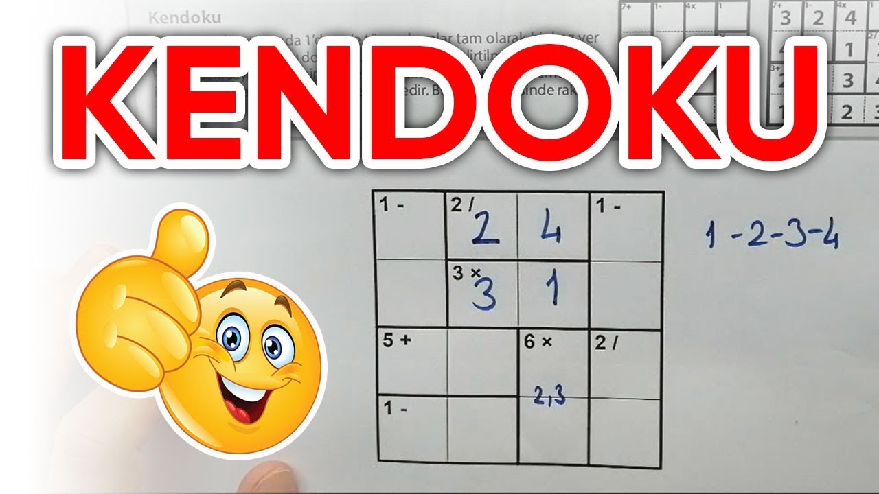 Kendoku Sorusu Nasıl Çözülür ? | Kuralları ve Çözüm Yöntemleri