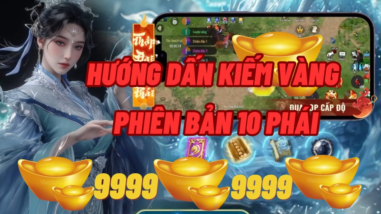 Thập Đại Môn Phái Hướng Dấn Kiếm Vàng Cho Dây Cầy Chay Kiếm Hiệp Tình 2 Khánh Phò Mã
