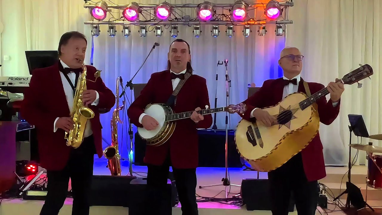 Marsz weselny powitalny - saksofon, banjo, guitarron - Wedding March - Zespół muzyczny Red Combo