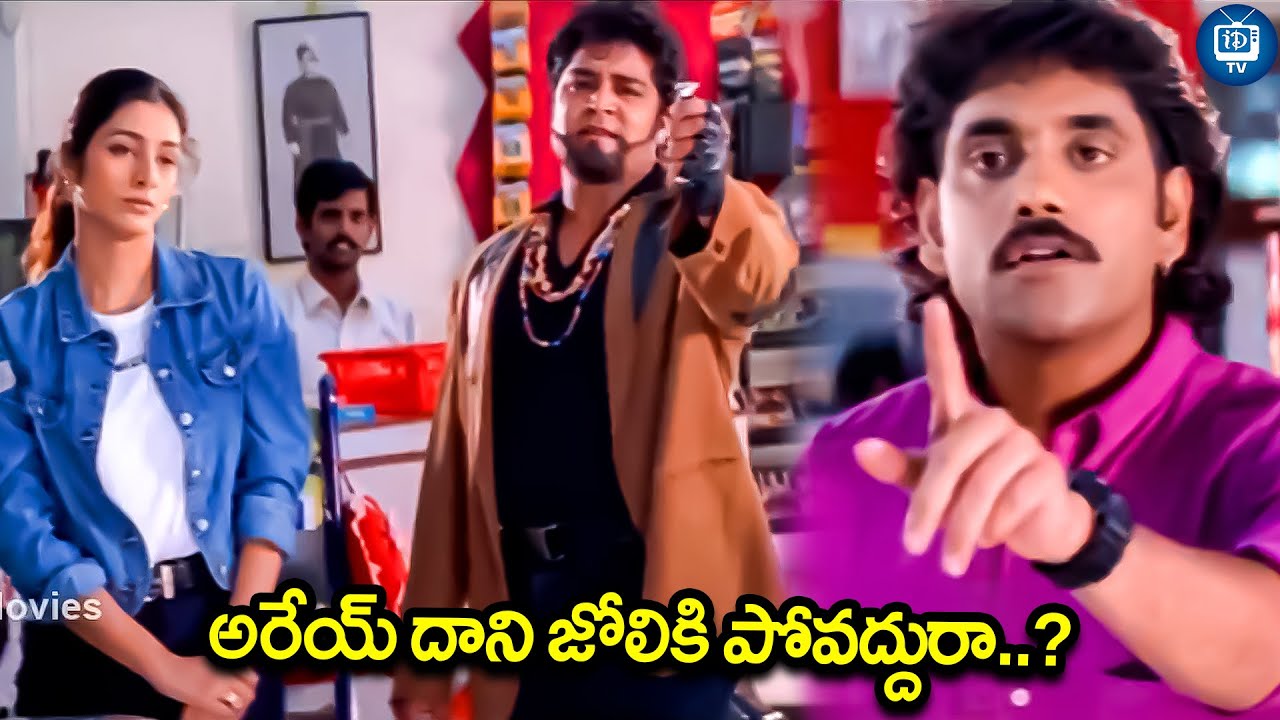 అరేయ్ దాని జోలికి పోవద్దురా..? | Nagarjuna And Tabu Movie Scene | Srihari | iDream TV