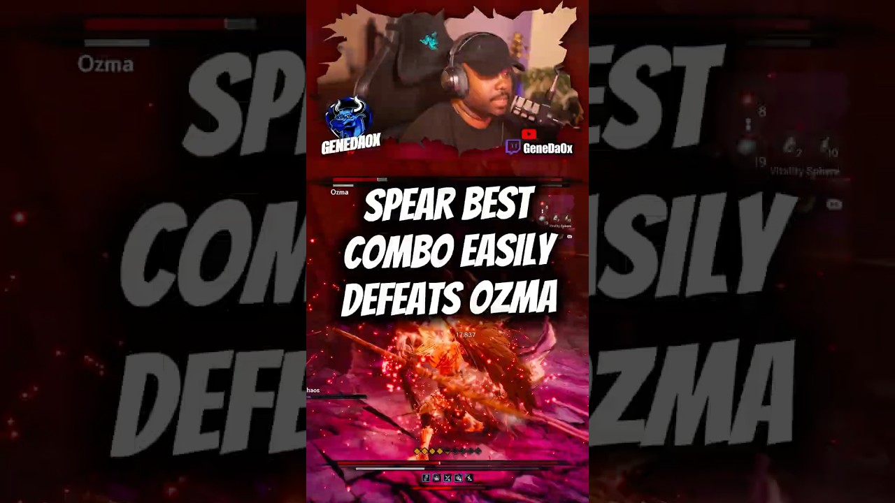 Spear Best Combo EASILY Defeats Ozma 