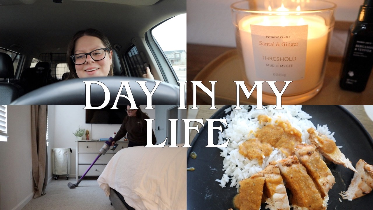 Day In The Life: School Mornings, Max's 🐶 Surgery, Cleaning, Curry chicken + Miso soup for dinner!