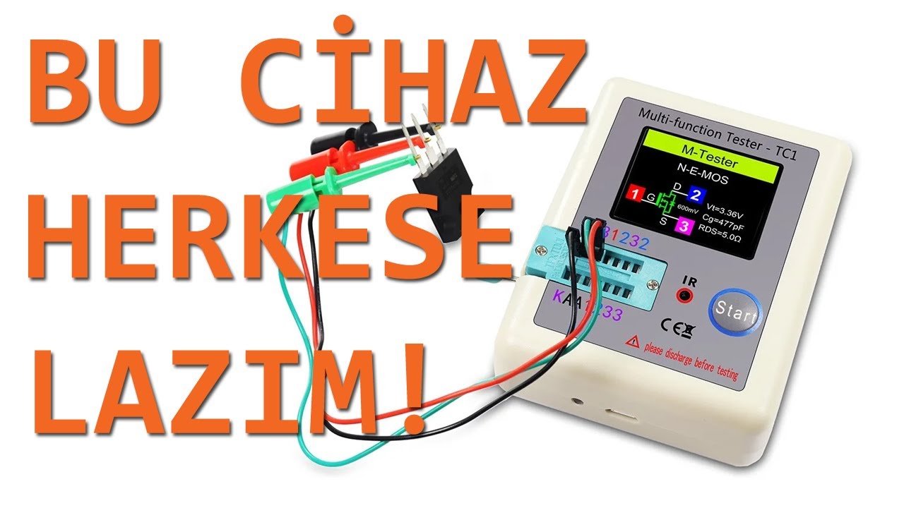 ELEKTRONİK İLE İLGİLENEN HERKESİN BUNA İHTİYACI VAR! | LCR TC1 | BÖLÜM 1
