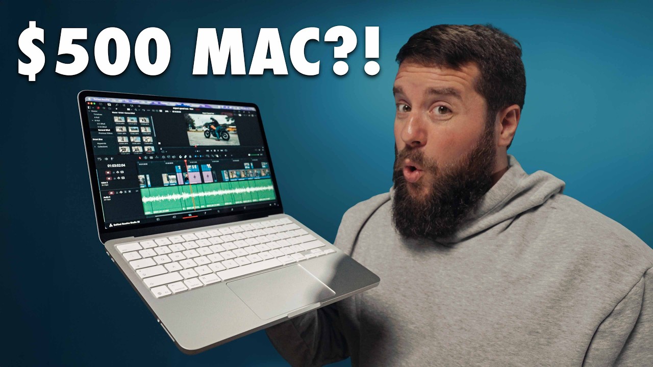 Я попробовал редактировать видео в разрешении 4K на самом дешевом MacBook Neo, и вот что получилось.