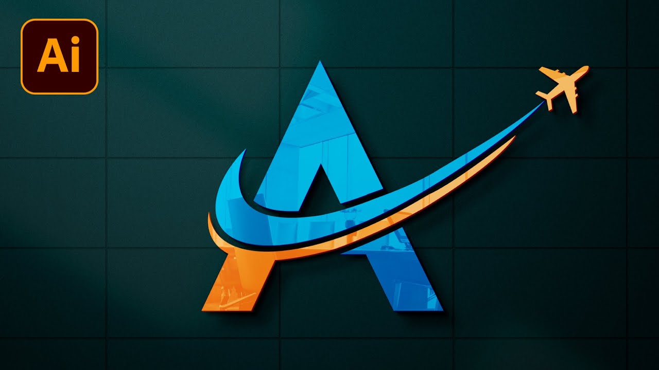 Logo Design - Illustrator Letter Logo Design Tutorial | Travel Logo Design | Adobe Illustrator CC