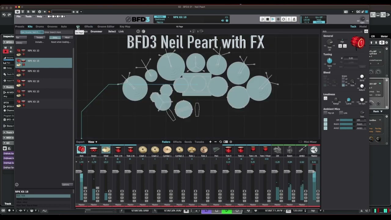Epic Drum Battle: Neil Peart Kit in BFD3 vs SampleTank 4