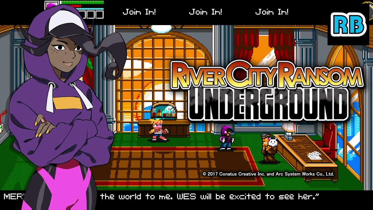 2017 [60fps] PC River City Ransom: Underground Provie No death ALL