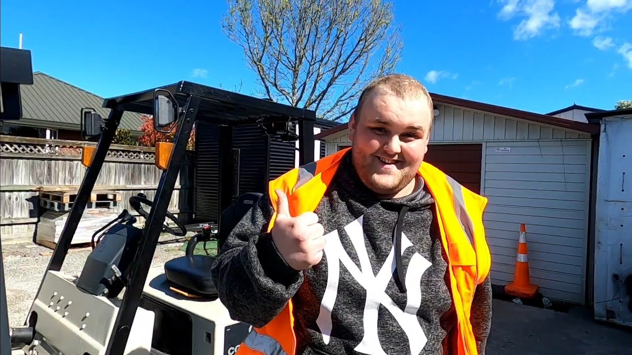 Forklift training with Jamie #SDT #NZ #License #training