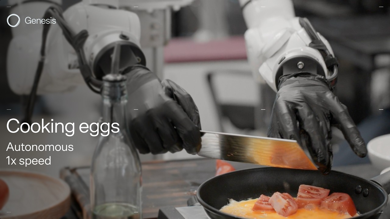 Cooking eggs (Autonomous at 1x speed)
