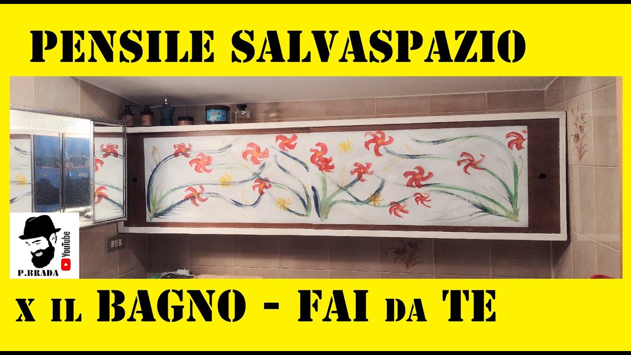 Pensile salvaspazio per il bagno Fai da Te