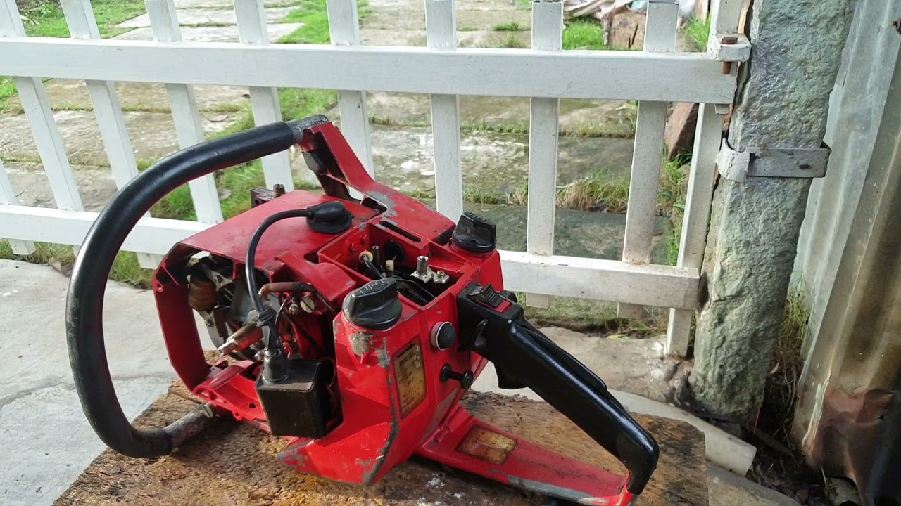 Cưa Yanmar RH57 ROTARY, WANKEL piton xoay tam gi&aacute;c  h&agrave;ng độc lạ (p1)