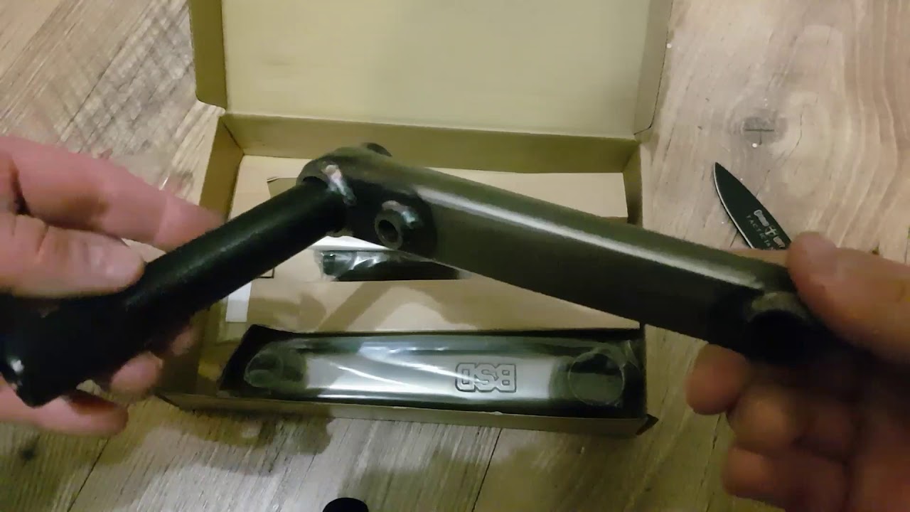 Шатуны BSD substance 165mm Raw от skatepro