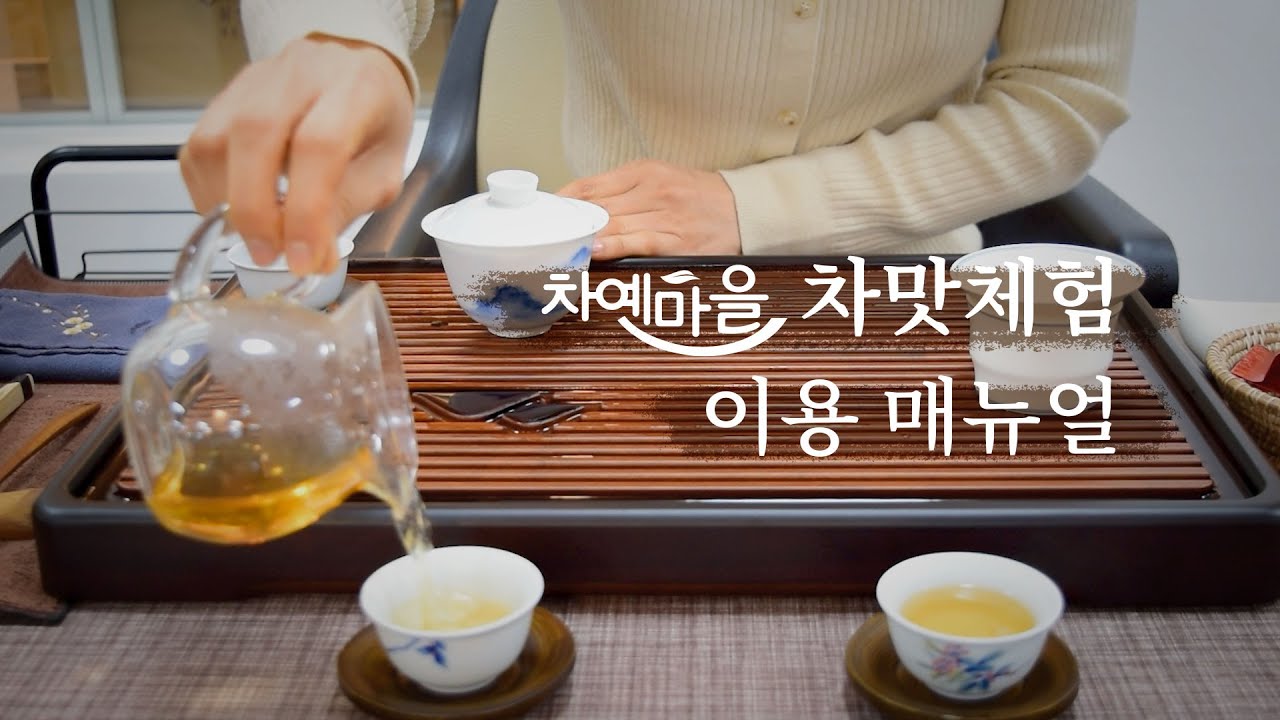 차예마을 차맛체험관 이용방법, 이 영상만 보면 끝!