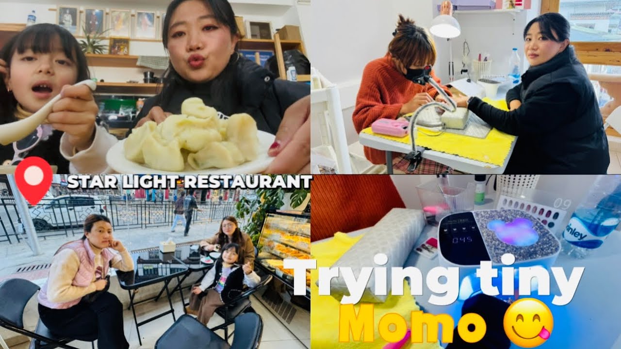 STAR LIGHT RESTAURANT:  My first-time trying *only* tiny momo in Thimphu town 