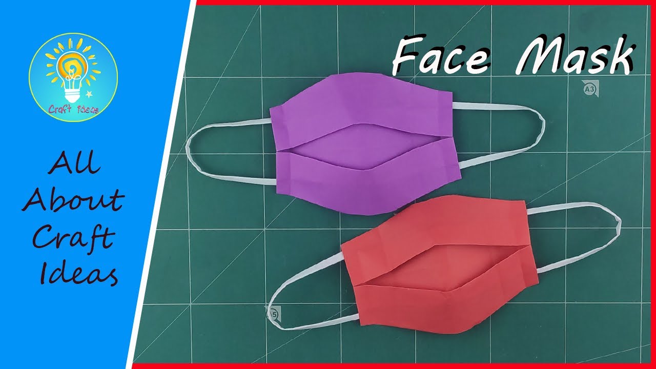 How to make face mask at home | Homemade face mask for kids | Kids face mask sewing tutorial